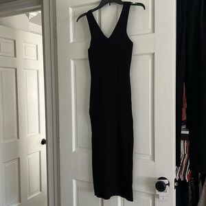 Ribbed fitted Midi Dress